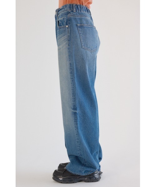RODEO CROWNS WIDE BOWL(ロデオクラウンズワイドボウル)の「Wide Loose Denim(デニムパンツ・レディース・ライトブルー/ブルー・SMALL/MEDIUM)」の18枚目の写真