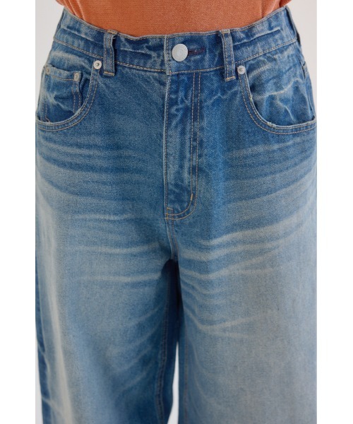 RODEO CROWNS WIDE BOWL(ロデオクラウンズワイドボウル)の「Wide Loose Denim(デニムパンツ・レディース・ライトブルー/ブルー・SMALL/MEDIUM)」の20枚目の写真