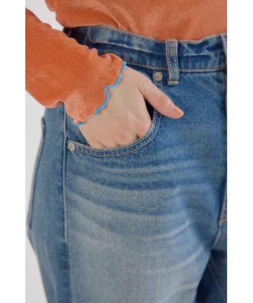 RODEO CROWNS WIDE BOWL(ロデオクラウンズワイドボウル)の「Wide Loose Denim(デニムパンツ・レディース・ライトブルー/ブルー・SMALL/MEDIUM)」の22枚目の写真