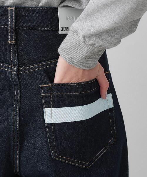 Dessin（デッサン）の「【洗える】ワイドカーブシルエット12OZデニム（その他パンツ・レディース・ブルー/サックスブルー/ネイビー・03/02/01）」の4枚目の写真
