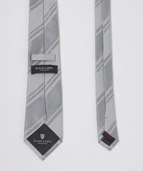 BLACK LABEL CRESTBRIDGE（ブラックレーベル・クレストブリッジ）の「トーナルレジメンタルタイ（ネクタイ・メンズ・ライトグレー/レッド系その他3/ネイビー・FREE）」の4枚目の写真