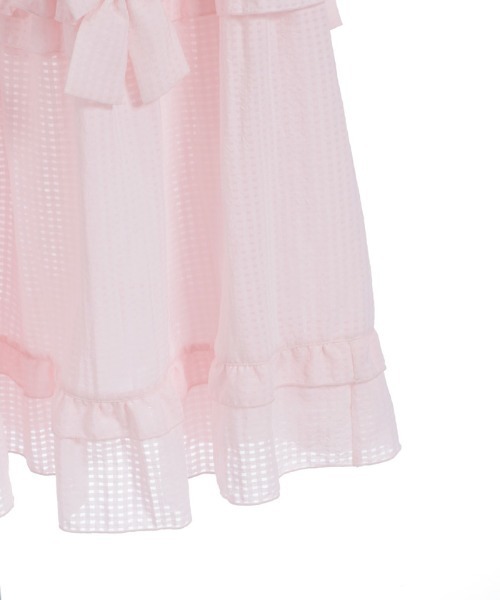 シアーギンガムティアードSK（スカート）｜axes femme POETIQUE