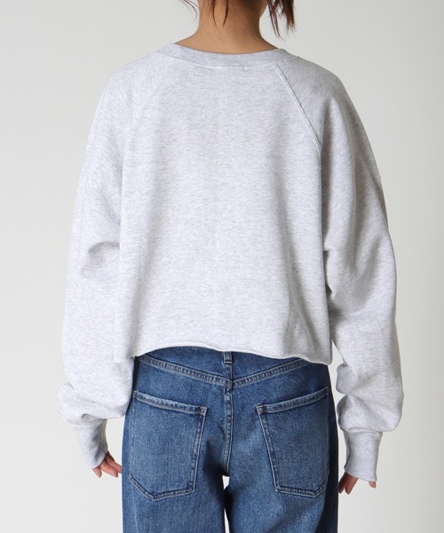 Cepica(セピカ)の「【BLACK SCORE】MIUMIU CATS CROPPED SWEATSHIRTS(Tシャツ/カットソー・レディース・グレー・FREE)」の8枚目の写真