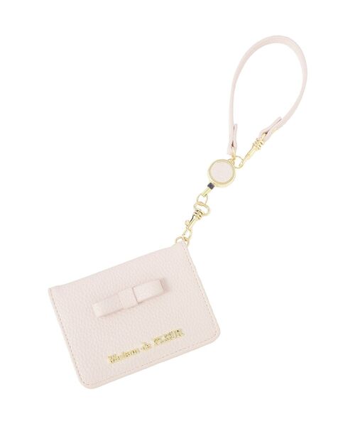 Maison de FLEUR（メゾンドフルール）の「二つ折りリールパスケース（パスケース・レディース・ライトピンク/ブラック/ラベンダー・FREE）」の6枚目の写真