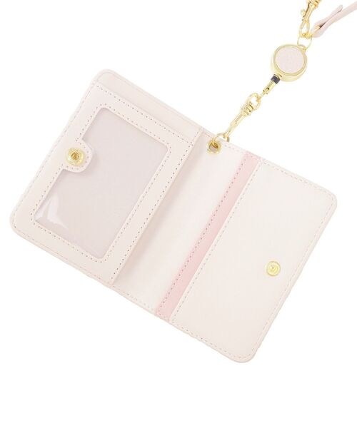 Maison de FLEUR（メゾンドフルール）の「二つ折りリールパスケース（パスケース・レディース・ライトピンク/ブラック/ラベンダー・FREE）」の8枚目の写真