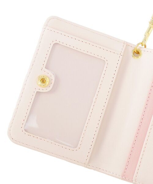 Maison de FLEUR（メゾンドフルール）の「二つ折りリールパスケース（パスケース・レディース・ライトピンク/ブラック/ラベンダー・FREE）」の10枚目の写真