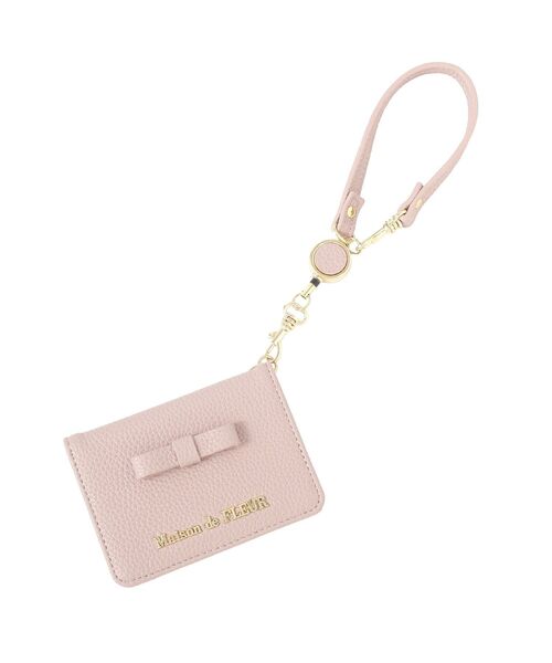 Maison de FLEUR（メゾンドフルール）の「二つ折りリールパスケース（パスケース・レディース・ライトピンク/ブラック/ラベンダー・FREE）」の17枚目の写真