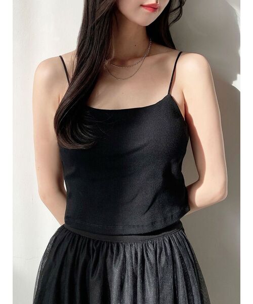 RESEXXY（リゼクシー）の「インナーキャミ（キャミソール・レディース・ブラック/オレンジ/ホワイト・FREE）」の3枚目の写真