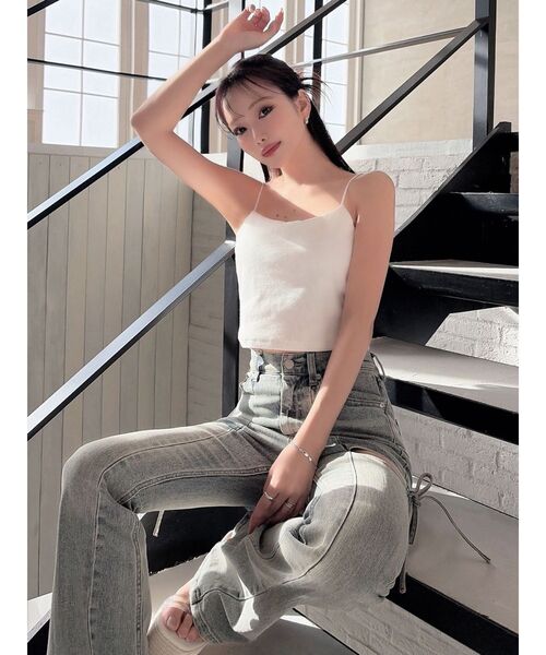 RESEXXY（リゼクシー）の「インナーキャミ（キャミソール・レディース・ブラック/オレンジ/ホワイト・FREE）」の5枚目の写真