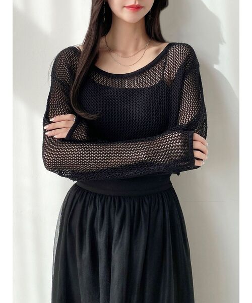 RESEXXY（リゼクシー）の「インナーキャミ（キャミソール・レディース・ブラック/オレンジ/ホワイト・FREE）」の10枚目の写真