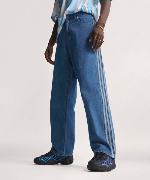 adidas（アディダス）の「ファイヤーバード アディカラー デニム パンツ / アディダスオリジナルス adidas Originals（デニムパンツ・メンズ・ブルー・28inch/36inch/35inch/34inch/33inch/32inch/30inch）」の3枚目の写真