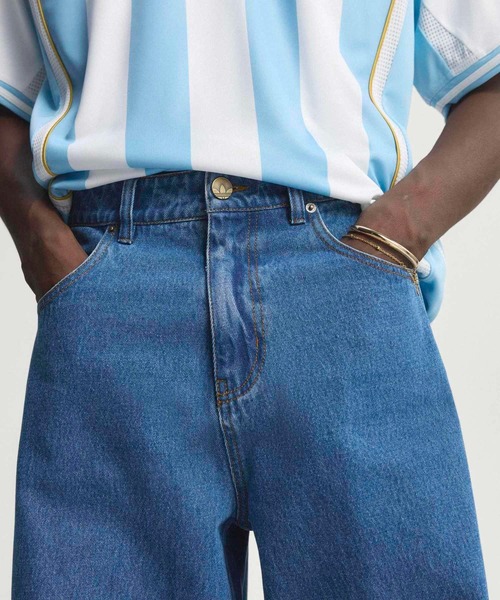 adidas（アディダス）の「ファイヤーバード アディカラー デニム パンツ / アディダスオリジナルス adidas Originals（デニムパンツ・メンズ・ブルー・28inch/36inch/35inch/34inch/33inch/32inch/30inch）」の9枚目の写真