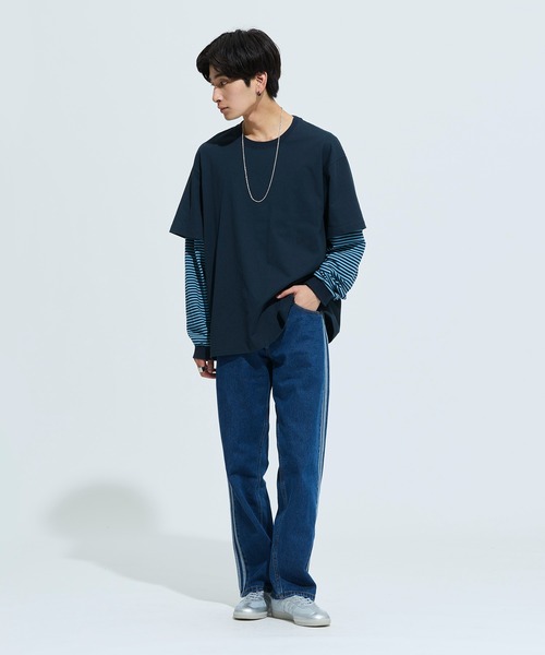 adidas(アディダス)の「ファイヤーバード アディカラー デニム パンツ / アディダスオリジナルス adidas Originals(デニムパンツ・メンズ・ブルー・28inch/36inch/35inch/34inch/33inch/32inch/30inch)」の16枚目の写真