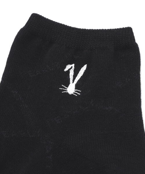 PEARLY GATES（パーリーゲイツ）の「【PEARLY GATES】ロゴアーガイル柄ショートＳＯＸ（ソックス/靴下・メンズ・ネイビー/ホワイト/ピンク系その他・FREE）」の4枚目の写真