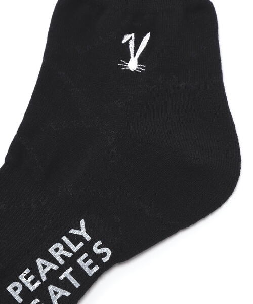 PEARLY GATES（パーリーゲイツ）の「【PEARLY GATES】ロゴアーガイル柄ショートＳＯＸ（ソックス/靴下・メンズ・ネイビー/ホワイト/ピンク系その他・FREE）」の5枚目の写真
