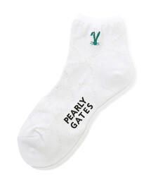 【PEARLY GATES】ロゴアーガイル柄ショートＳＯＸ