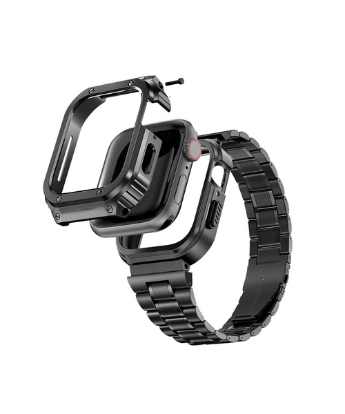 Urban Coral(アーバンコーラル)の「Apple Watch Band / アップルウォッチ 一体型ケース+バンド / Urban Coral(デジタル腕時計・レディース・シルバー/ブラック/グレー系その他・44/46/45/49)」の8枚目の写真