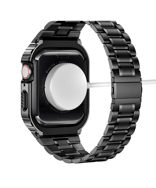 Urban Coral(アーバンコーラル)の「Apple Watch Band / アップルウォッチ 一体型ケース+バンド / Urban Coral(デジタル腕時計・レディース・シルバー/ブラック/グレー系その他・44/46/45/49)」の6枚目の写真