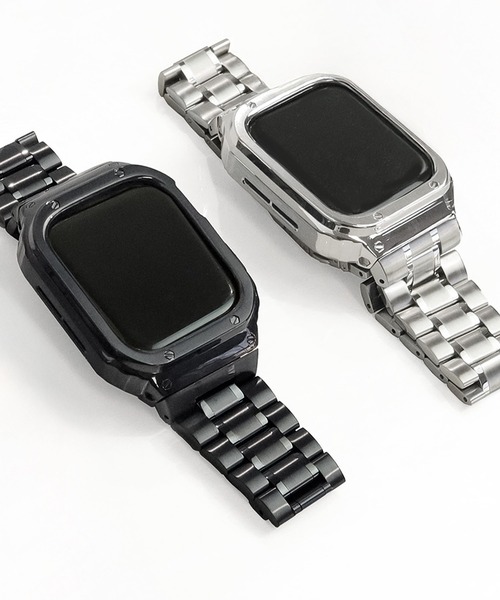 Urban Coral(アーバンコーラル)の「Apple Watch Band / アップルウォッチ 一体型ケース+バンド / Urban Coral(デジタル腕時計・レディース・シルバー/ブラック/グレー系その他・44/46/45/49)」の4枚目の写真