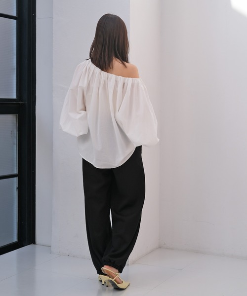 AKTE（アクテ）の「ダブルジャージースウェットパンツ（スウェットパンツ・レディース・チャコールグレー/ブラック・1/2/2T）」の16枚目の写真