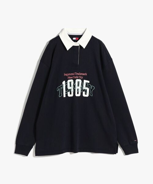 tommy jeans(トミー ジーンズ)の「オーバーサイズバーシティラグビーシャツ(スウェット・レディース・マルチ・MEDIUM/X-SMALL/SMALL)」の5枚目の写真