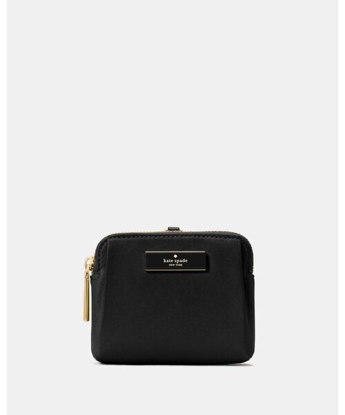 kate spade new york(ケイトスペード ニューヨーク)の「カーター カードケース ランヤード(財布・レディース・ブラック・ONESIZE)」の1枚目の写真