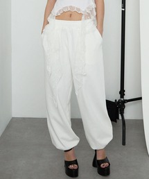 レースレイヤードスウェットパンツ / Lace Layered Sweatpants