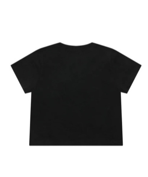 MUCENT(ムセント)の「◇MUCENT◇ブランド直輸入正規品/着丈が選べる/MUCENT SMALL LOGO T スモールロゴ半袖Tシャツ男女共用(Tシャツ/カットソー・レディース・ホワイト/ブラック・S/L/M)」の8枚目の写真
