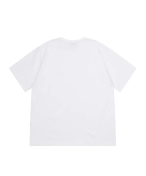 MUCENT(ムセント)の「◇MUCENT◇ブランド直輸入正規品/着丈が選べる/MUCENT SMALL LOGO T スモールロゴ半袖Tシャツ男女共用(Tシャツ/カットソー・レディース・ホワイト/ブラック・S/L/M)」の6枚目の写真