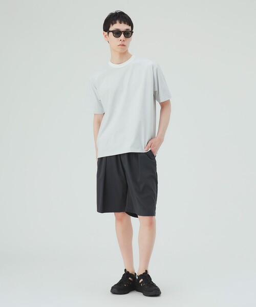 BEAMS HEART(ビームスハート)の「綿ライクポリ ボーダー Tシャツ(吸水速乾)(Tシャツ/カットソー・メンズ・ホワイト/ブラック・XL/L/M/S)」の18枚目の写真