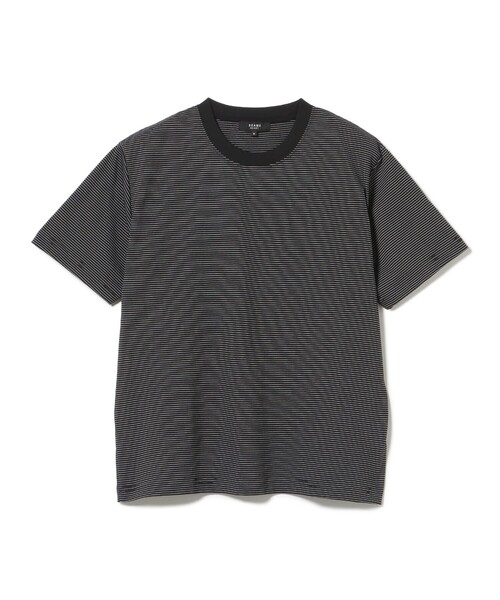 BEAMS HEART(ビームスハート)の「綿ライクポリ ボーダー Tシャツ(吸水速乾)(Tシャツ/カットソー・メンズ・ホワイト/ブラック・XL/L/M/S)」の15枚目の写真