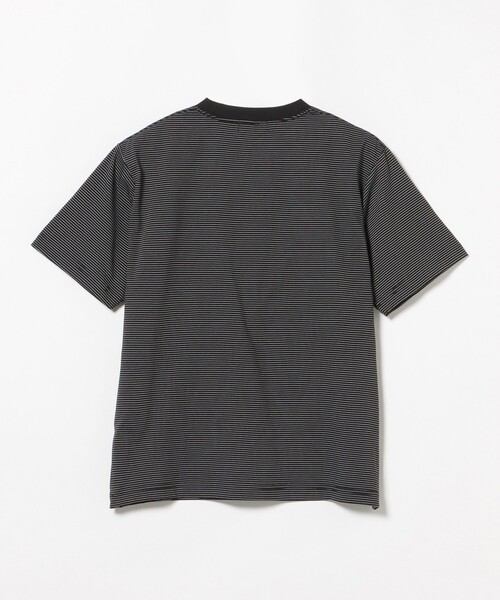 BEAMS HEART(ビームスハート)の「綿ライクポリ ボーダー Tシャツ(吸水速乾)(Tシャツ/カットソー・メンズ・ホワイト/ブラック・XL/L/M/S)」の16枚目の写真
