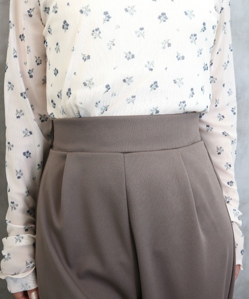 CECIL McBEE(セシルマクビー)の「カットツイルベストxパンツ セットアップ(ワンピース・レディース・ブラック/モカ・MEDIUM/LARGE)」の13枚目の写真