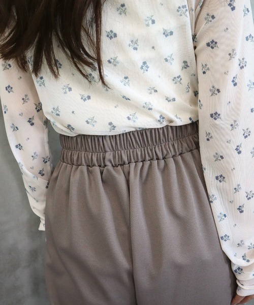 CECIL McBEE(セシルマクビー)の「カットツイルベストxパンツ セットアップ(ワンピース・レディース・ブラック/モカ・MEDIUM/LARGE)」の12枚目の写真