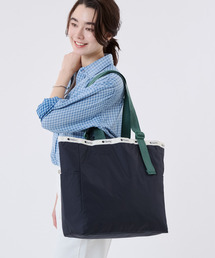 LeSportsac（レスポートサック）の「LG HANDLE ADJ TOTE ディープシー ボトルグリーンウェビング（トートバッグ）」