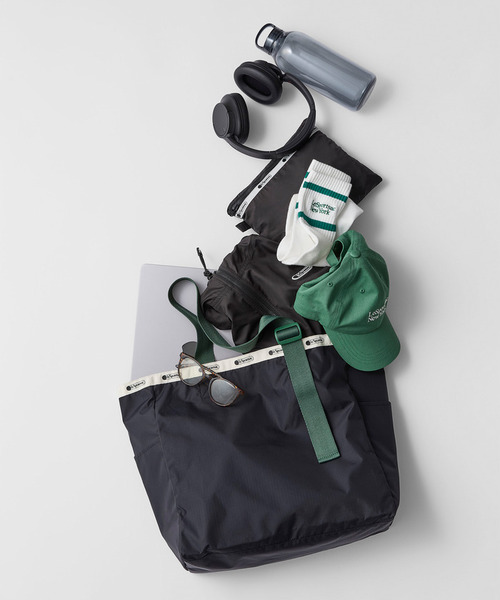 LeSportsac（レスポートサック）の「LG HANDLE ADJ TOTE ディープシー/ボトルグリーンウェビング（トートバッグ・レディース・ブルー・FREE）」の17枚目の写真