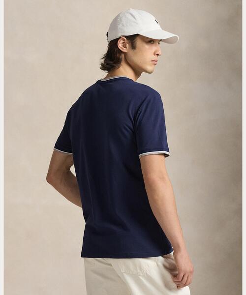 POLO RALPH LAUREN（ポロ ラルフ ローレン）の「クラシック フィット ストレッチ メッシュ Tシャツ（Tシャツ/カットソー・メンズ・ネイビー系1・S/L/M）」の5枚目の写真