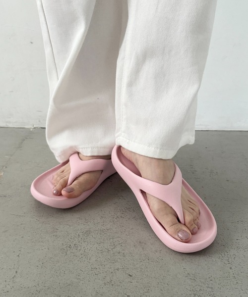 MYMOOD.(マイムード)の「軽量EVAトングサンダル(サンダル・レディース・ブラック/ピンク/ホワイト・24.5cm/23.5cm)」の20枚目の写真