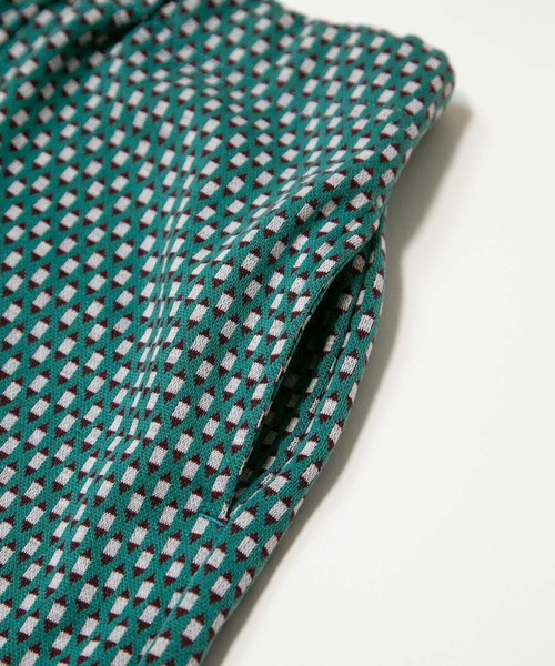 MAKE YOUR DAY（メイクユアデイ）の「ジャガード総柄5分丈パンツ■150.160cm（その他パンツ・キッズ・ターコイズブルー/オレンジ/ベージュ・150/160）」の7枚目の写真