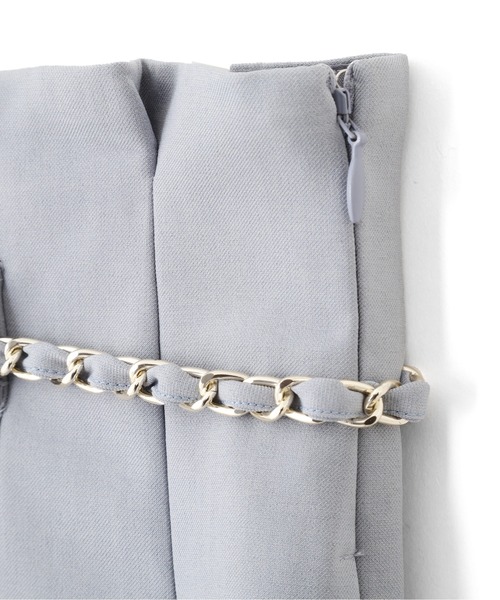 JILL by JILL STUART（ジルバイジルスチュアート）の「チェーンベルトタックワイドパンツ（その他パンツ・レディース・ピンク/ブルー/グレー/ベージュ・SMALL/MEDIUM）」の15枚目の写真