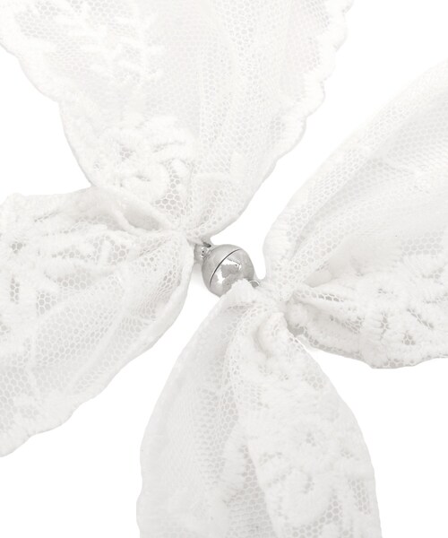 SHOO・LA・RUE（シューラルー）の「マグネット付きレースストール（ストール/ショール・レディース・ブラック/アイボリー・00）」の7枚目の写真