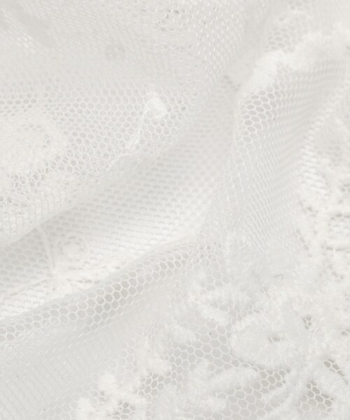 SHOO・LA・RUE（シューラルー）の「マグネット付きレースストール（ストール/ショール・レディース・ブラック/アイボリー・00）」の8枚目の写真