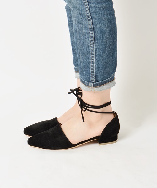 Khaju（カージュ）の「Khaju: アンクルレースアップパンプス□（パンプス・レディース・グレイッシュベージュ/ブラック/レンガ・36/37/38）」の7枚目の写真