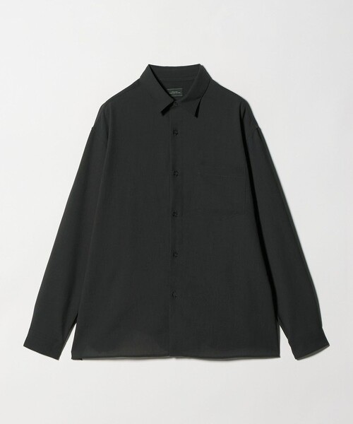 green label relaxing（グリーンレーベルリラクシング）の「ワッシャー ポプリン ボックス シャツ（シャツ/ブラウス・メンズ・ベージュ/ダークグレー/ロイヤルブルー・S/M/L/XL）」の2枚目の写真