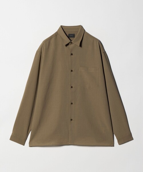 green label relaxing（グリーンレーベルリラクシング）の「ワッシャー ポプリン ボックス シャツ（シャツ/ブラウス・メンズ・ベージュ/ダークグレー/ロイヤルブルー・S/M/L/XL）」の7枚目の写真