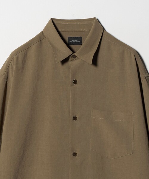 green label relaxing（グリーンレーベルリラクシング）の「ワッシャー ポプリン ボックス シャツ（シャツ/ブラウス・メンズ・ベージュ/ダークグレー/ロイヤルブルー・S/M/L/XL）」の9枚目の写真