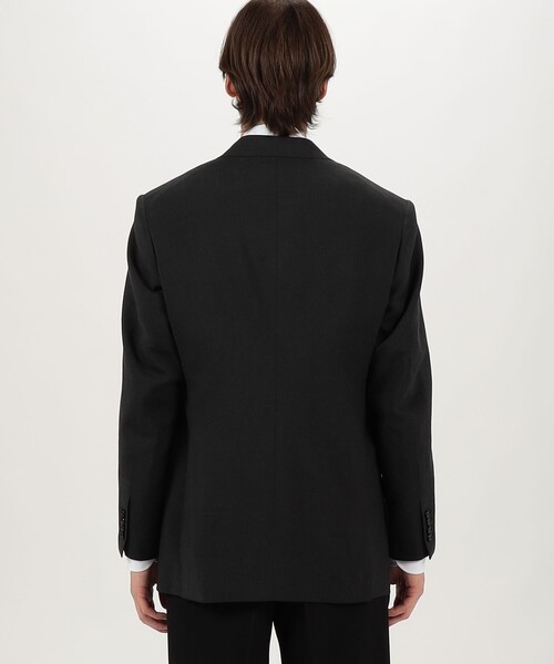 ウールシルクリネン シングルブレステッド2Bジャケット ROGNA