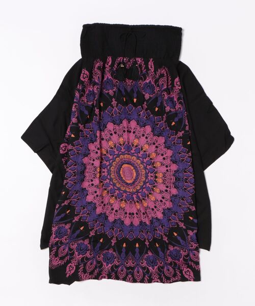 チャイハネ（チャイハネ）の「【チャイハネ】レレリア変形スカート（スカート・レディース・ブルー/ブラック/ホワイト・FREE）」の18枚目の写真