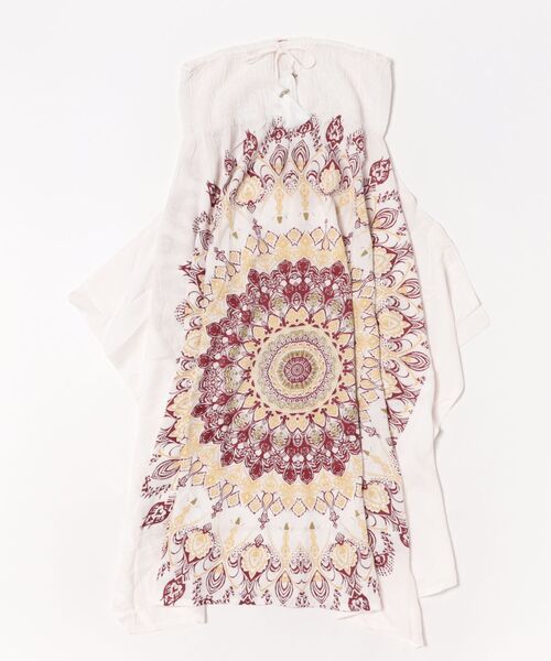 チャイハネ（チャイハネ）の「【チャイハネ】レレリア変形スカート（スカート・レディース・ブルー/ブラック/ホワイト・FREE）」の4枚目の写真