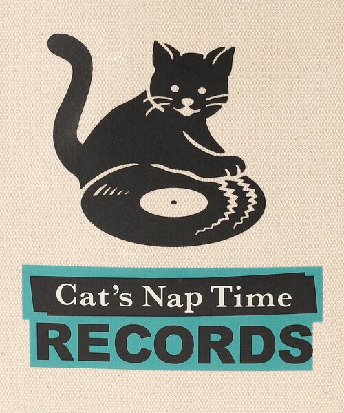Afternoon Tea（アフタヌーンティー）の「トートバッグ/レコード/Cat's NapTime（トートバッグ・レディース・ホワイト・ONE SIZE）」の6枚目の写真